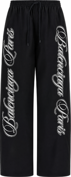 Authentic Balenciaga  Multicolor Polyamide Athletic Pants
