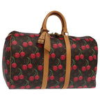 Preowned Authentic Louis Vuitton Monogram Cherry Keepall 45 Boston Bag