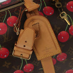 Preowned Authentic Louis Vuitton Monogram Cherry Keepall 45 Boston Bag