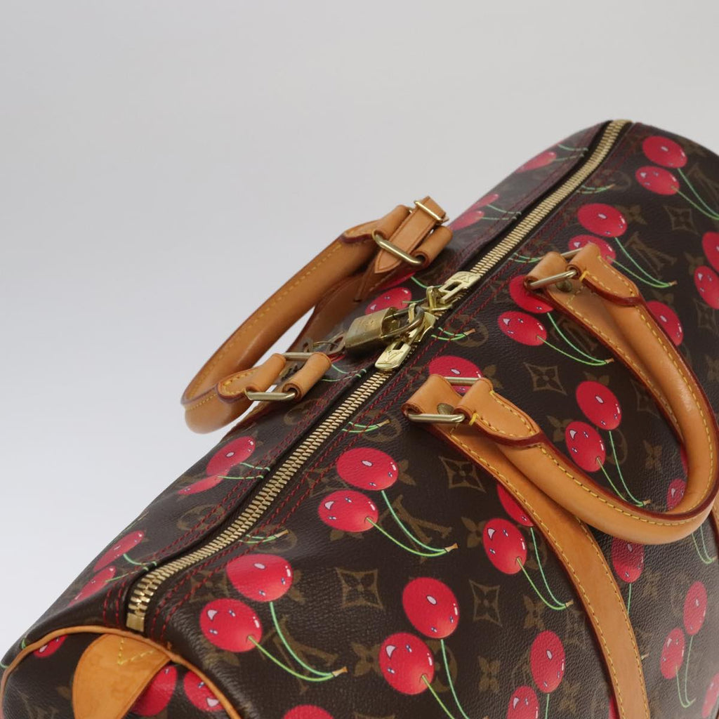 Preowned Authentic Louis Vuitton Monogram Cherry Keepall 45 Boston Bag