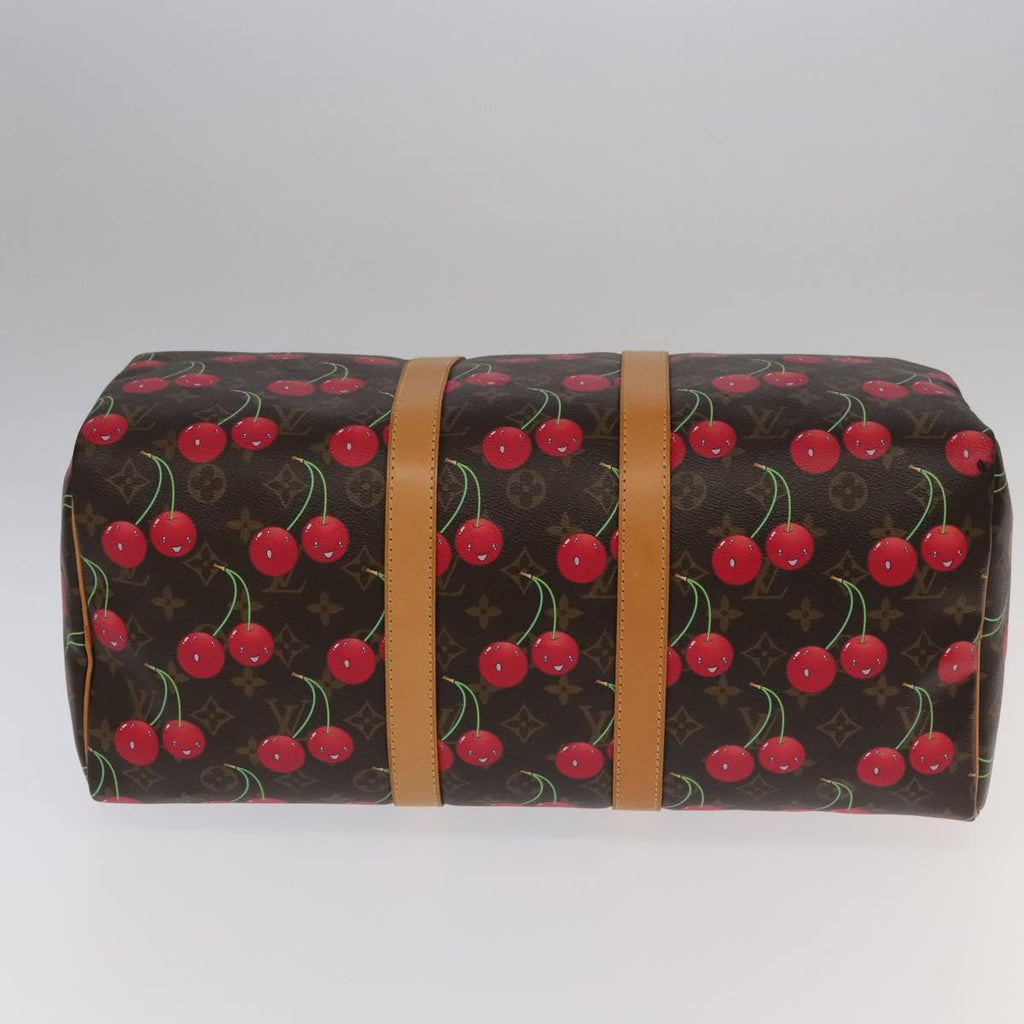 Preowned Authentic Louis Vuitton Monogram Cherry Keepall 45 Boston Bag
