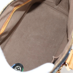 Preowned Authentic Louis Vuitton Monogram Multicolor Alma Hand Bag Black