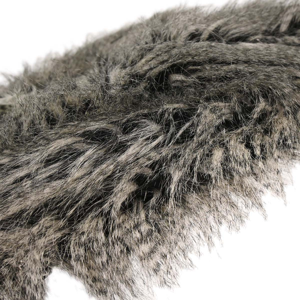 Authentic Preowned  Chanel 2010-2011 Gray Artificial Fur Arctic Fantasy Tote Handbag