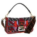 Authentic Preowned Fendi Zucca Canvas Mamma Baguette Shoulder Bag