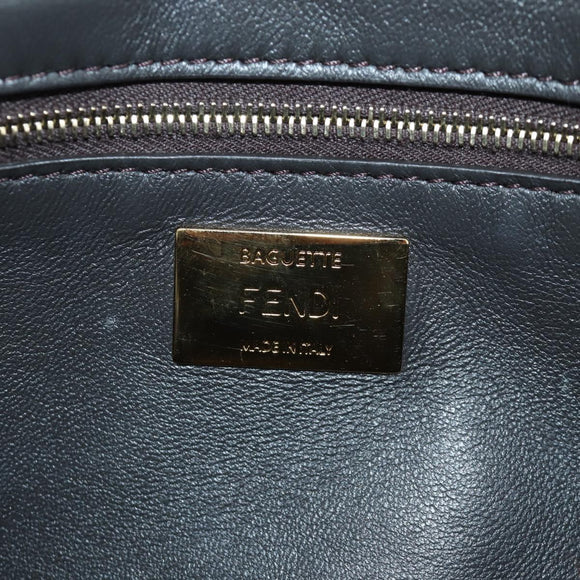 Authentic Preowned Fendi Zucca Canvas Mamma Baguette Shoulder Bag