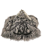 Authentic Preowned  Chanel 2010-2011 Gray Artificial Fur Arctic Fantasy Tote Handbag