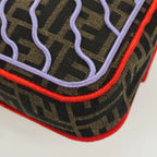 Authentic Preowned Fendi Zucca Canvas Mamma Baguette Shoulder Bag