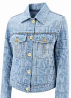 Authentic Versace Blue Denim Jacket