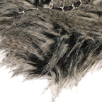 Authentic Preowned  Chanel 2010-2011 Gray Artificial Fur Arctic Fantasy Tote Handbag