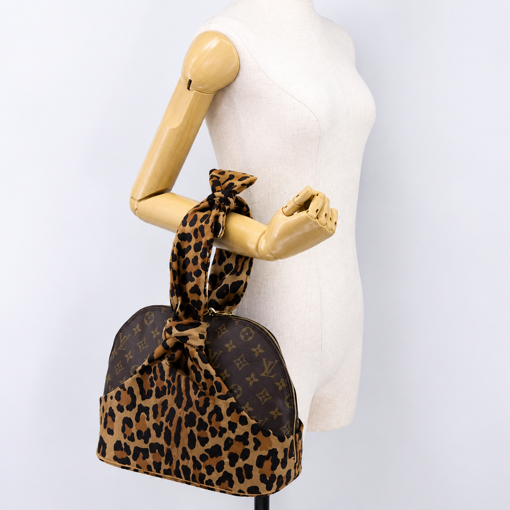 Authentic Preowned LOUIS VUITTON Monogram Leopard Azzedine Alaia Alma Hand Bag