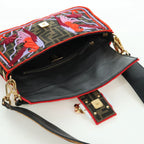 Authentic Preowned Fendi Zucca Canvas Mamma Baguette Shoulder Bag