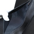 Preowned Chanel Chain Big Matelassé 30 Bag Lambskin White Black Silver CC Auth 190244SAM