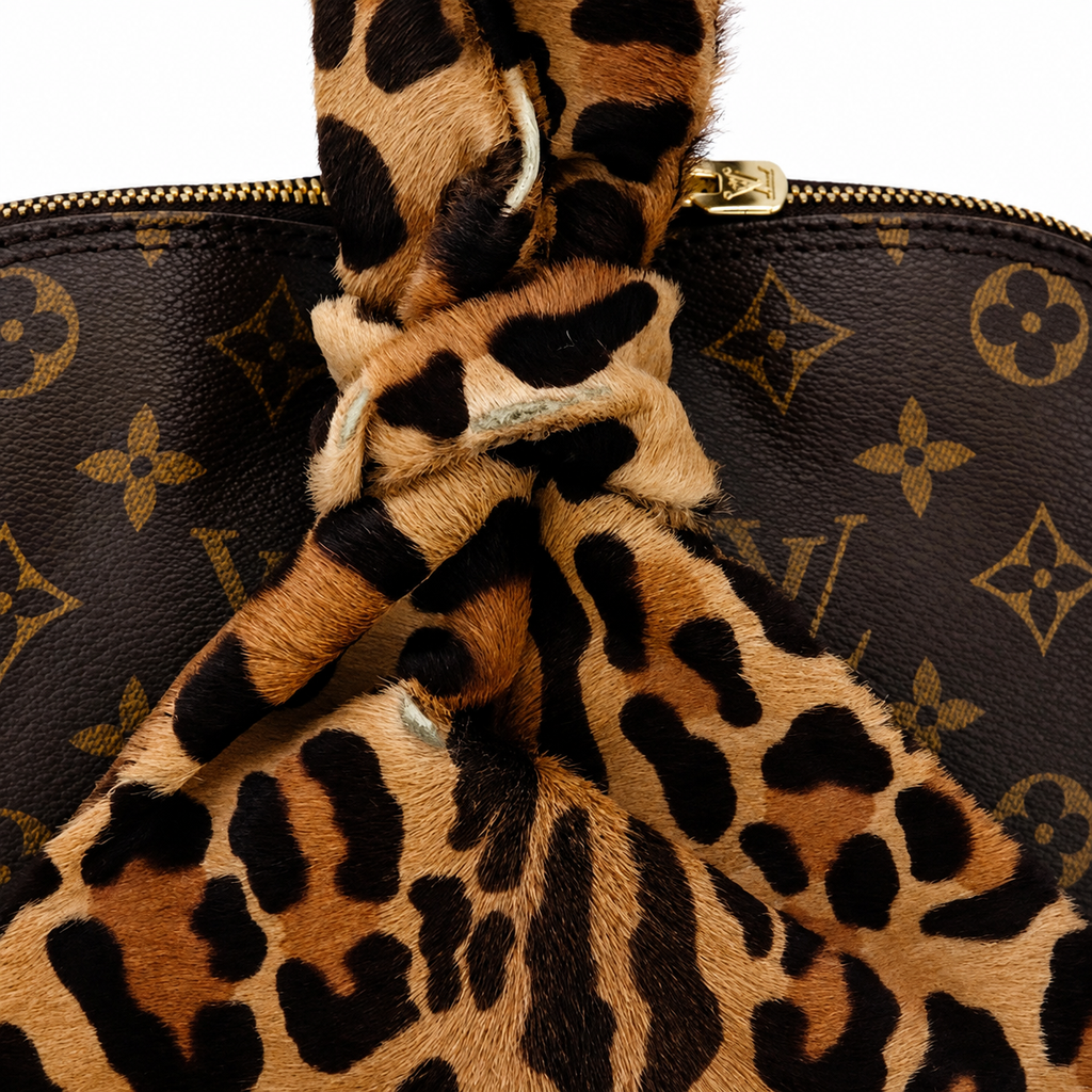 Authentic Preowned LOUIS VUITTON Monogram Leopard Azzedine Alaia Alma Hand Bag