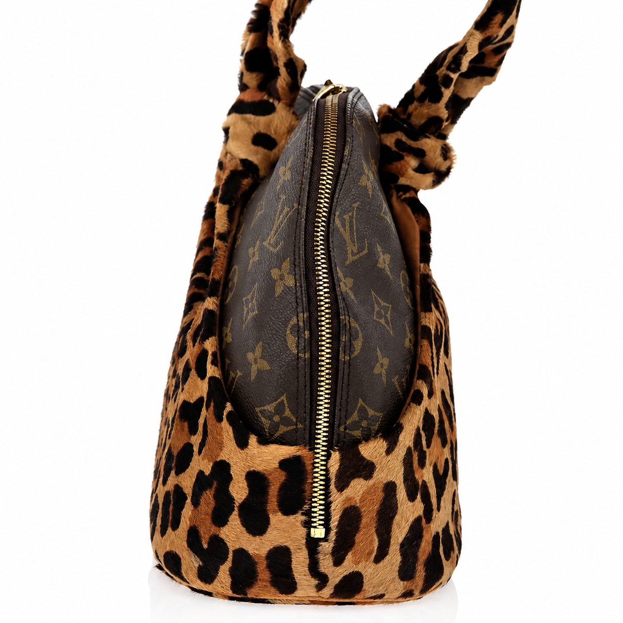 Authentic Preowned LOUIS VUITTON Monogram Leopard Azzedine Alaia Alma Hand Bag