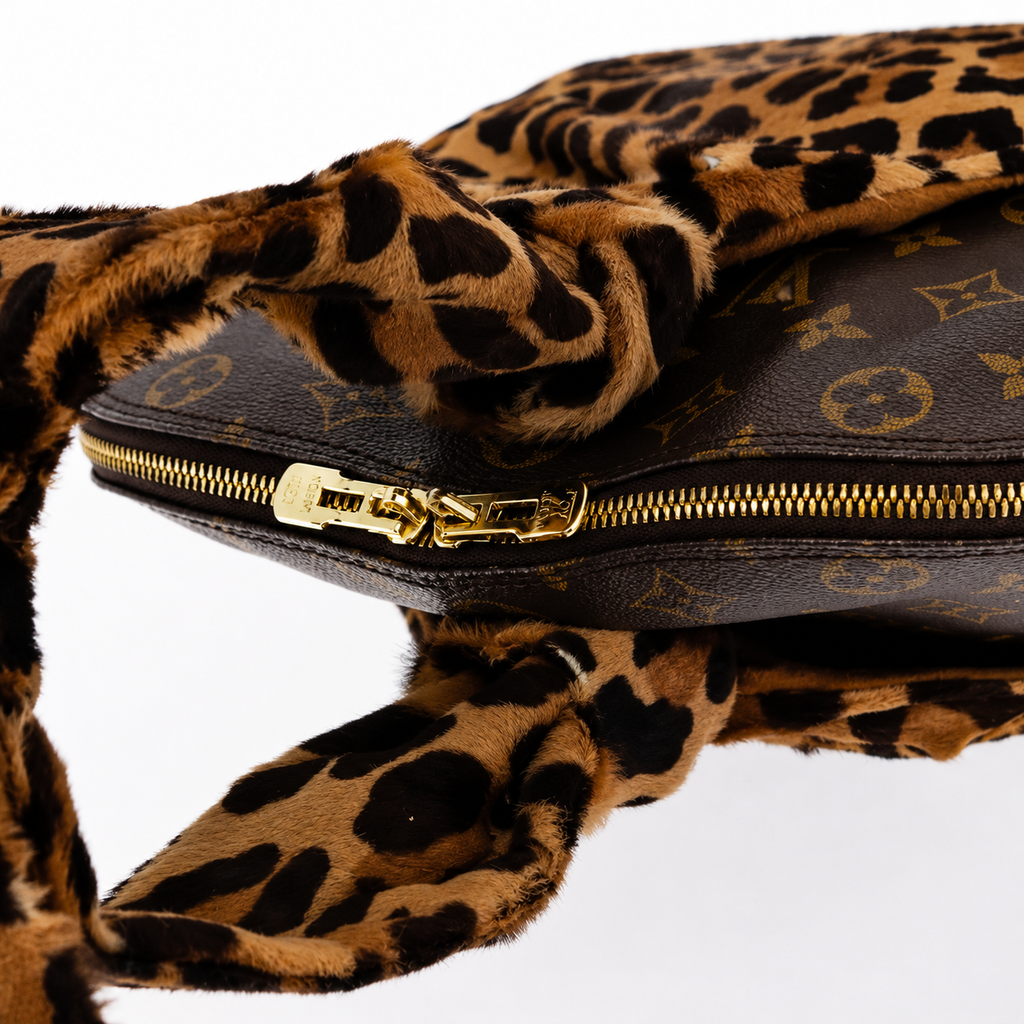 Authentic Preowned LOUIS VUITTON Monogram Leopard Azzedine Alaia Alma Hand Bag