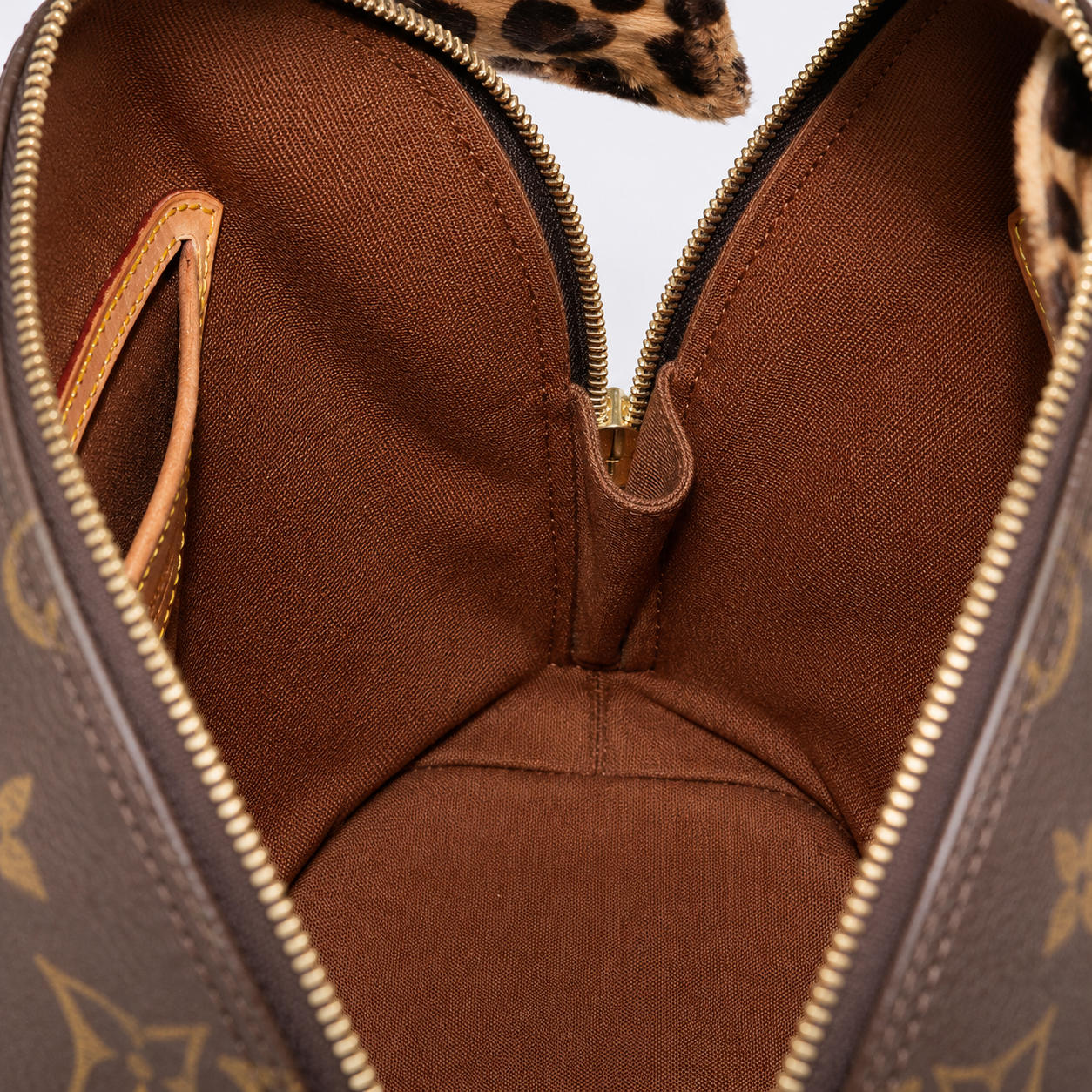 Authentic Preowned LOUIS VUITTON Monogram Leopard Azzedine Alaia Alma Hand Bag