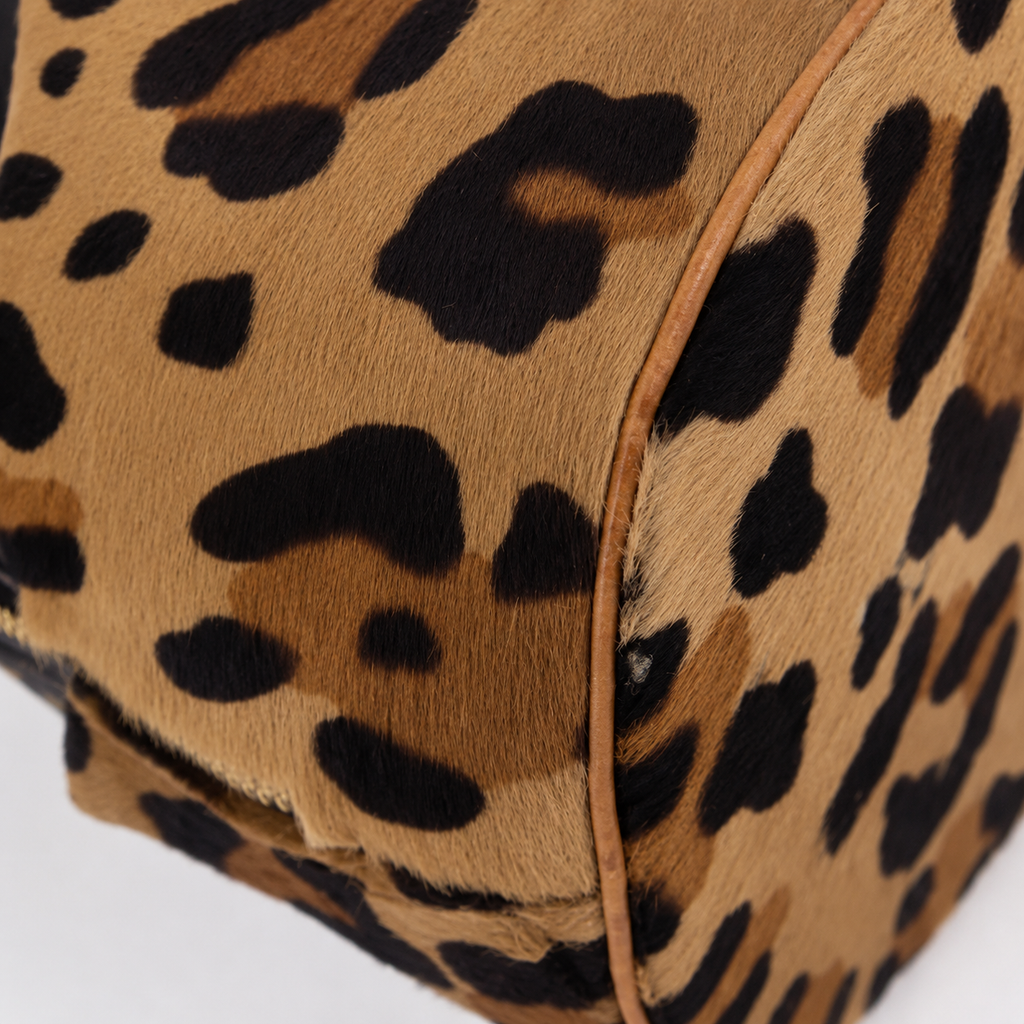 Authentic Preowned LOUIS VUITTON Monogram Leopard Azzedine Alaia Alma Hand Bag