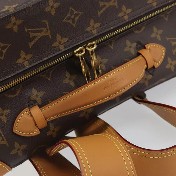 Preowned Authentic Louis Vuitton Monogram Soft Trunk Backpack MM Backpack