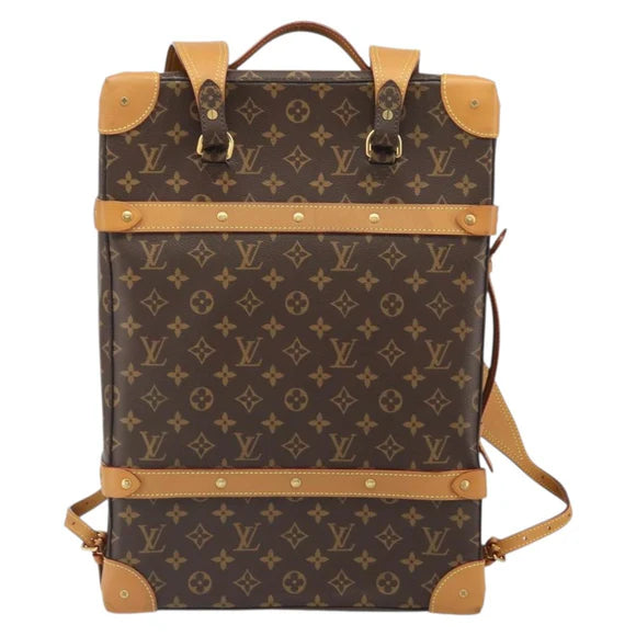 Preowned Authentic Louis Vuitton Monogram Soft Trunk Backpack MM Backpack