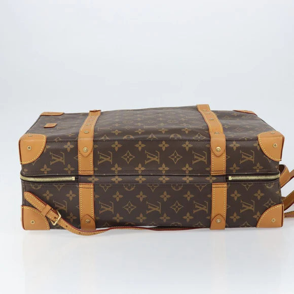Preowned Authentic Louis Vuitton Monogram Soft Trunk Backpack MM Backpack