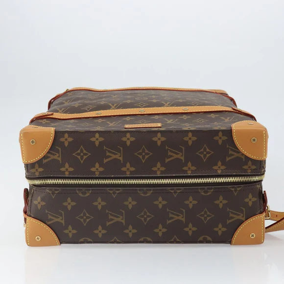 Preowned Authentic Louis Vuitton Monogram Soft Trunk Backpack MM Backpack