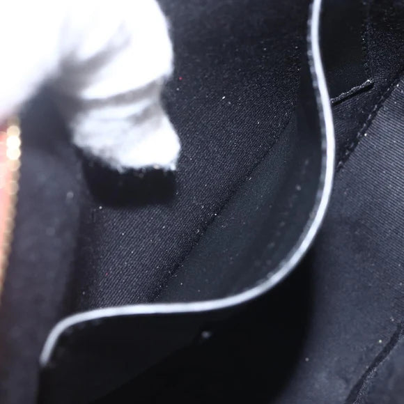 Preowned Authentic Saint Laurent Court Shoulder Bag in Enamel