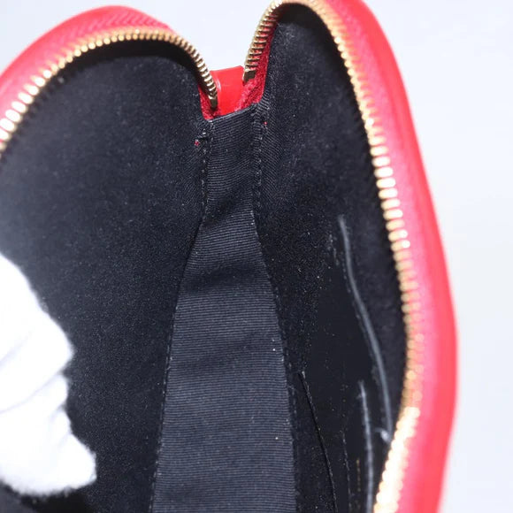 Preowned Authentic Saint Laurent Court Shoulder Bag in Enamel