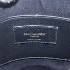 Preowned Authentic Saint Laurent Court Shoulder Bag in Enamel
