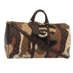 Preowned Authentic Louis Vuitton Portrait Keepall Bandoulière 55 Bag in Brown