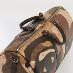 Preowned Authentic Louis Vuitton Portrait Keepall Bandoulière 55 Bag in Brown