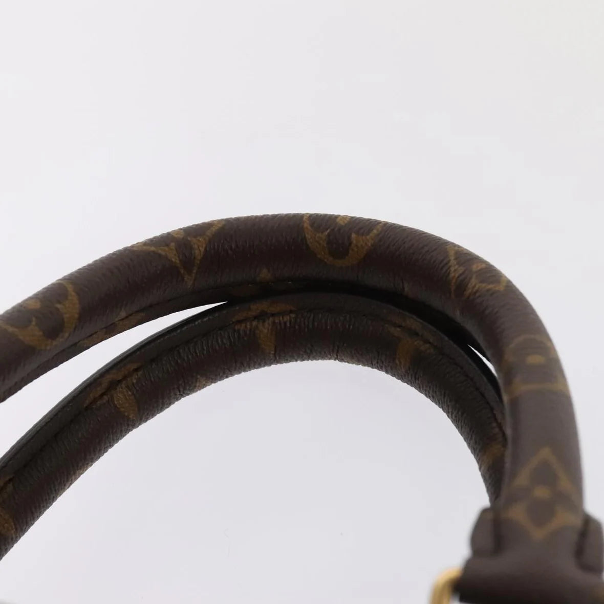 Preowned Authentic Louis Vuitton Portrait Keepall Bandoulière 55 Bag in Brown