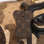 Preowned Authentic Louis Vuitton Portrait Keepall Bandoulière 55 Bag in Brown