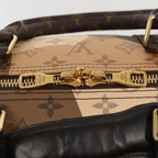 Preowned Authentic Louis Vuitton Portrait Keepall Bandoulière 55 Bag in Brown