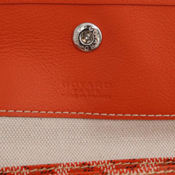 Preowned Authentic Goyard Herringbone Saint Louis PM Tote Bag PVC Orange