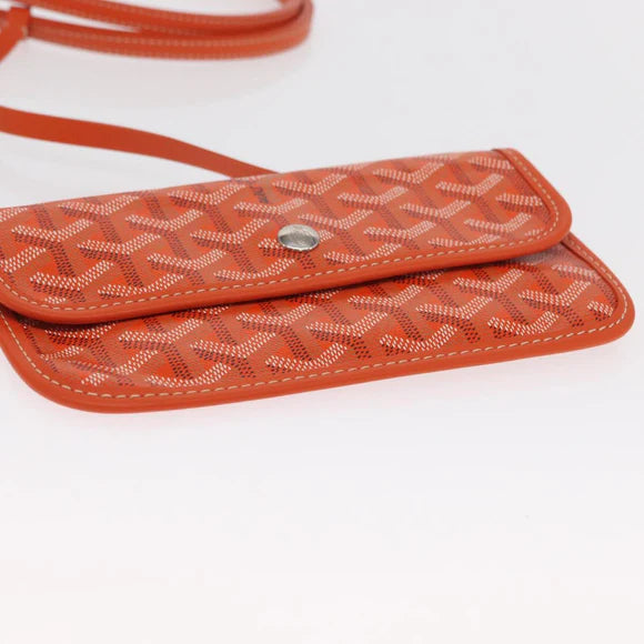 Preowned Authentic Goyard Herringbone Saint Louis PM Tote Bag PVC Orange