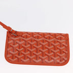 Preowned Authentic Goyard Herringbone Saint Louis PM Tote Bag PVC Orange