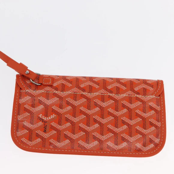 Preowned Authentic Goyard Herringbone Saint Louis PM Tote Bag PVC Orange