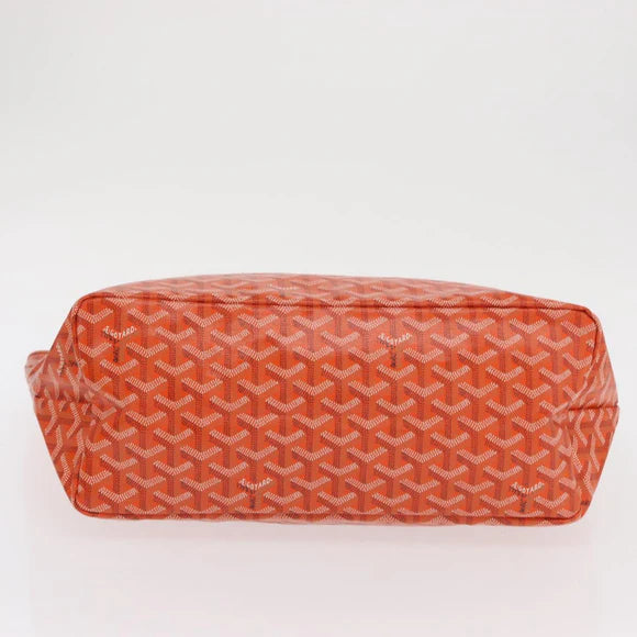 Preowned Authentic Goyard Herringbone Saint Louis PM Tote Bag PVC Orange