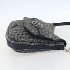 Preowned Authentic Christian Dior Trotter Canvas Shoulder Bag