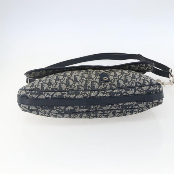 Preowned Authentic Christian Dior Trotter Canvas Shoulder Bag