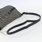 Preowned Authentic Christian Dior Trotter Canvas Shoulder Bag