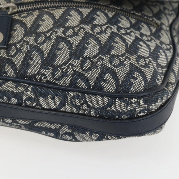Preowned Authentic Christian Dior Trotter Canvas Shoulder Bag