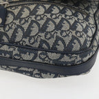 Preowned Authentic Christian Dior Trotter Canvas Shoulder Bag