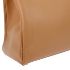 Preowned Authentic Hermes Kelly Handbag Brown Courchevel with Gold Hardware 40