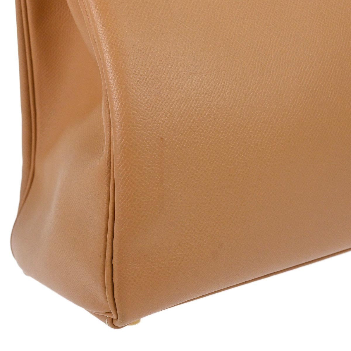 Preowned Authentic Hermes Kelly Handbag Brown Courchevel with Gold Hardware 40