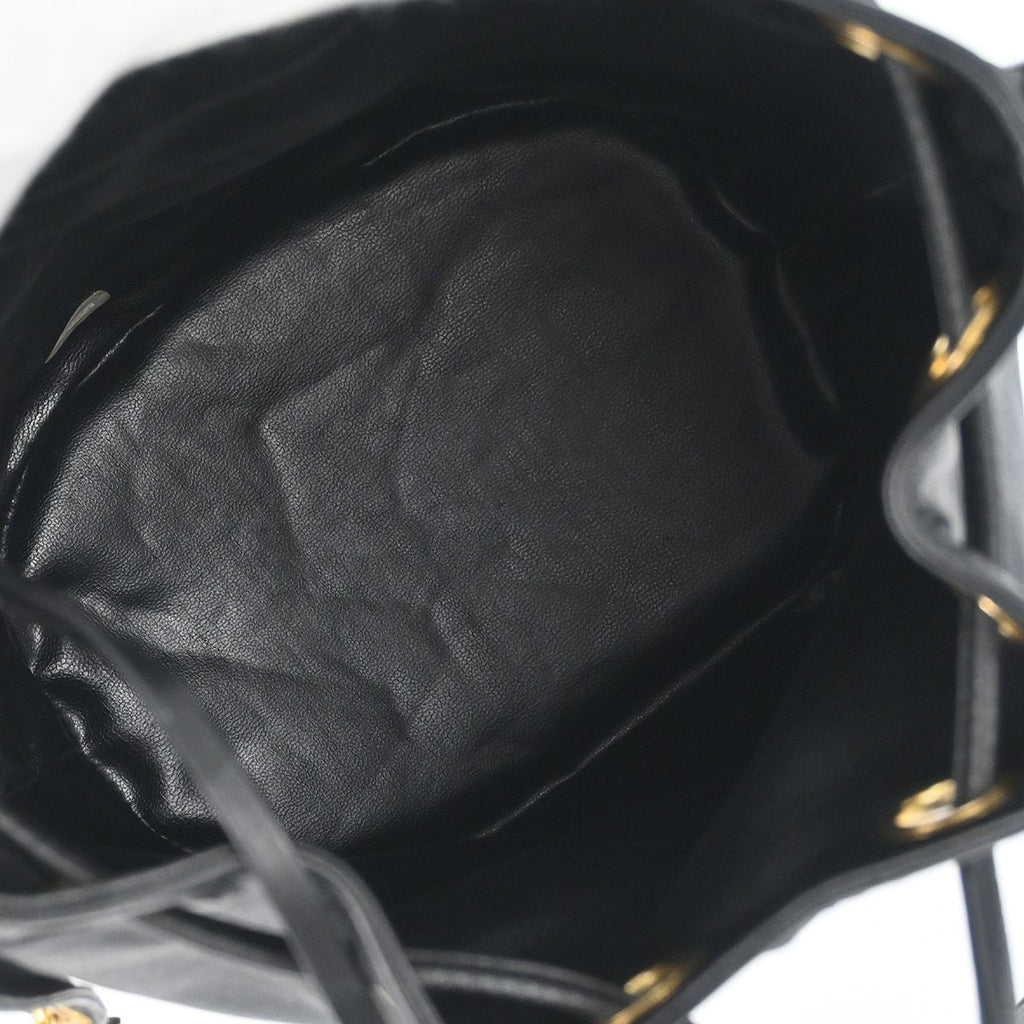 Preowned Authentic Chanel Vintage CC Drawstring Bucket Bag