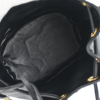 Preowned Authentic Chanel Vintage CC Drawstring Bucket Bag