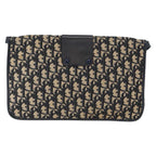 Preowned Authentic Christian Dior Trotter Canvas Shoulder Bag