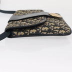 Preowned Authentic Christian Dior Trotter Canvas Shoulder Bag