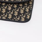 Preowned Authentic Christian Dior Trotter Canvas Shoulder Bag
